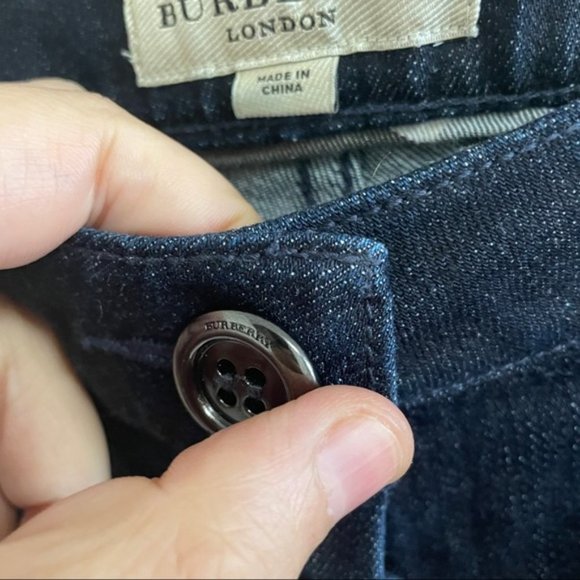Burberry Women's Skinny Jeans - Dark Blue - Picture 3 of 15
